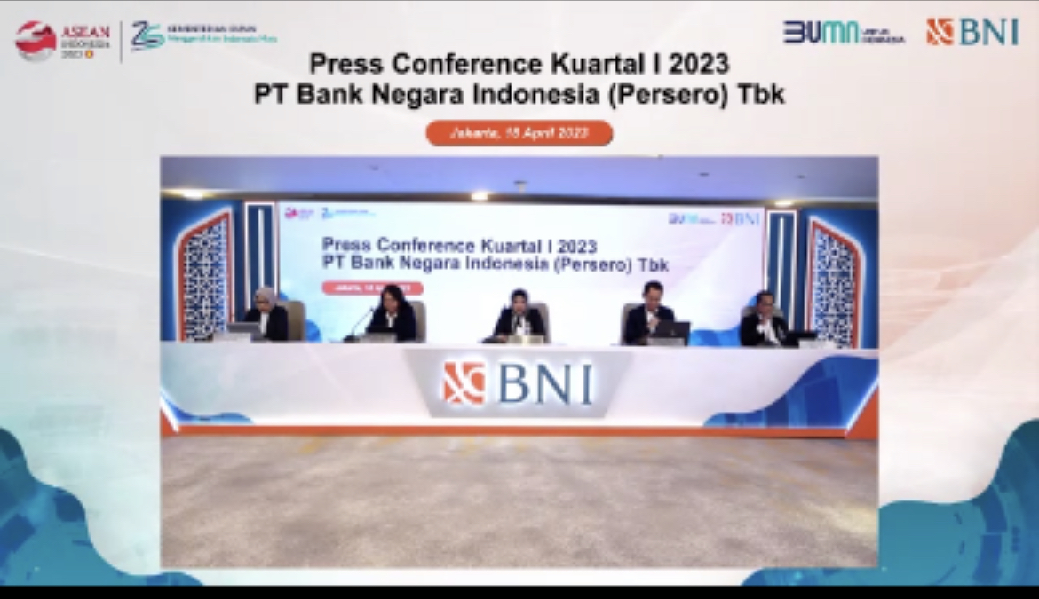 Laba Bersih BNI Tumbuh 31,8% jadi Rp5,2 Triliun pada Kuartal I 2023