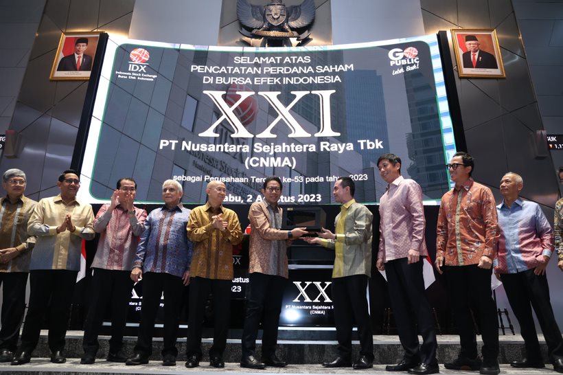 Resmi Melantai di BEI, Saham Cinema XXI Oversubscription Hingga 25,7 Kali