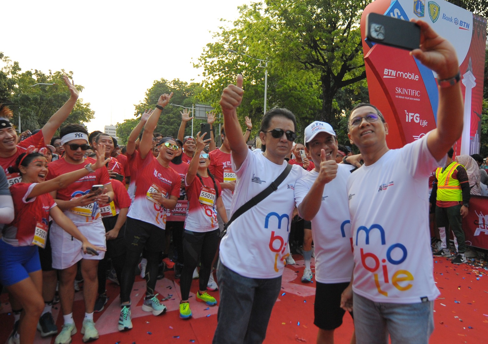 Dimeriahkan 12.600 Pelari, BTN Jakarta Run 2023  Sukses Tarik Animo Publik, Atlet hingga Artis