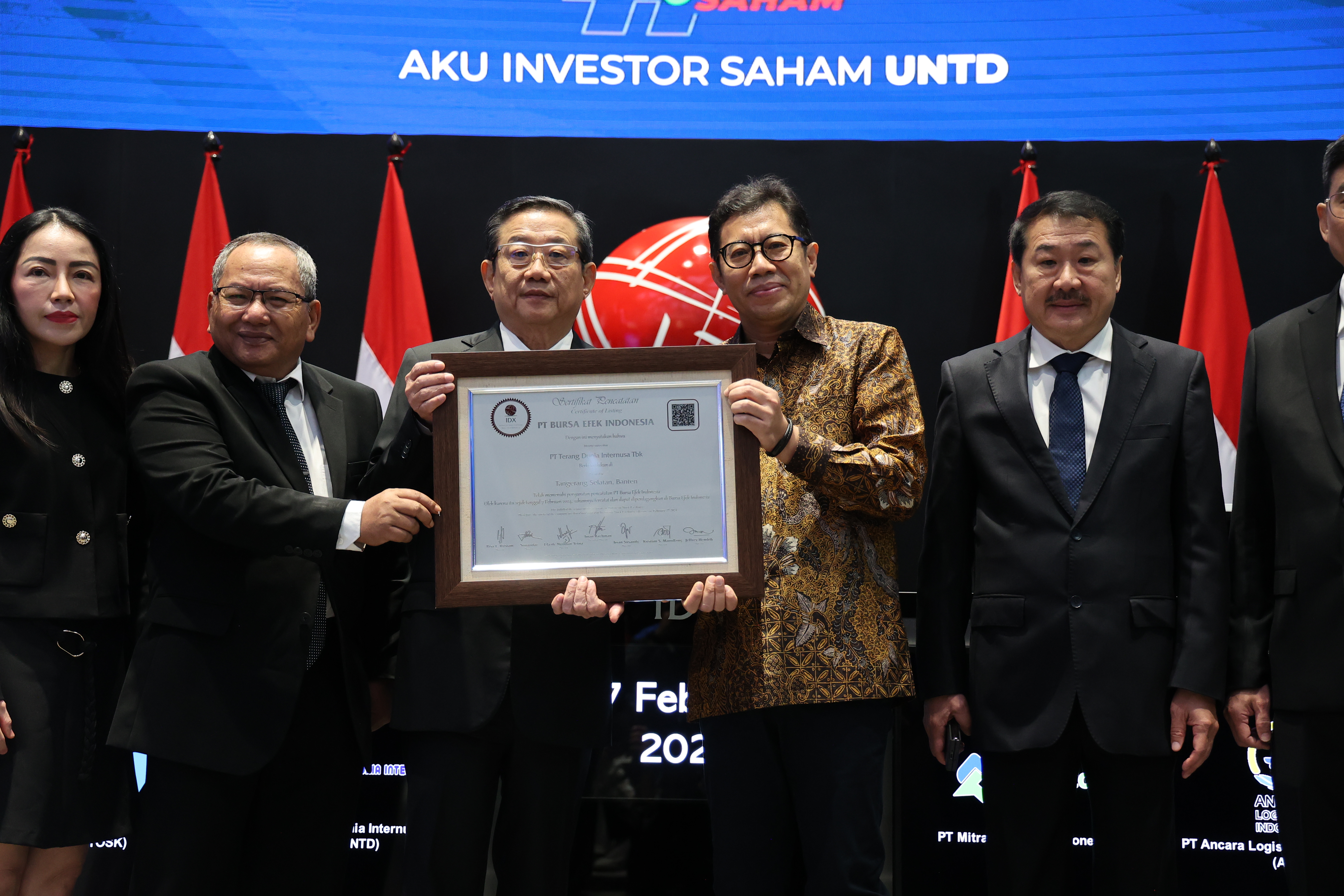 Melantai di BEI, Harga Saham Terang Dunia Internusa Melejit 16,17%