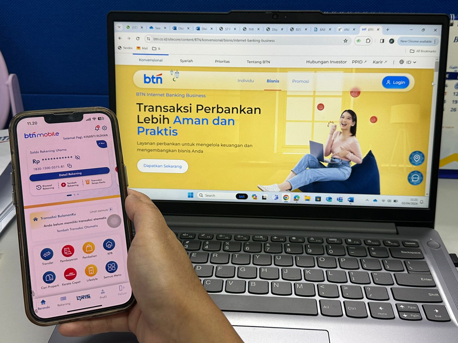 Bidik Pebisnis Muda, BTN Hadirkan Internet Banking Business