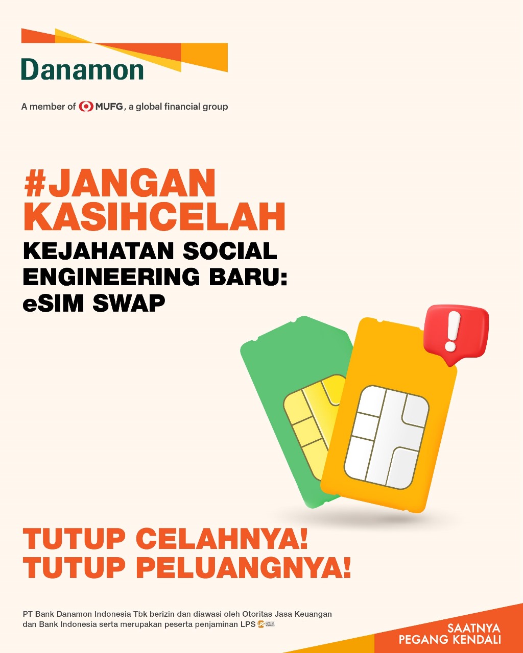 Hindari Kejahatan e-SIM Swap, Danamon Ajak Nasabah untuk Tetap Waspada