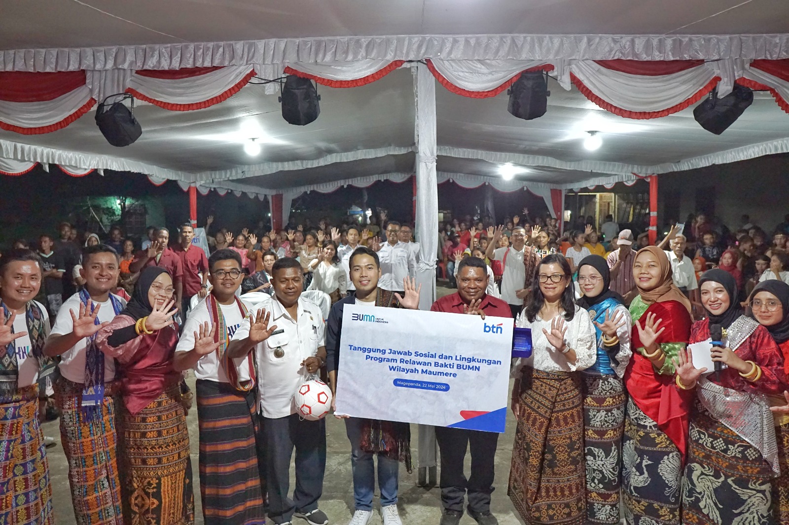 BTN dan Relawan Bakti BUMN Lawan Bullying di Maumere