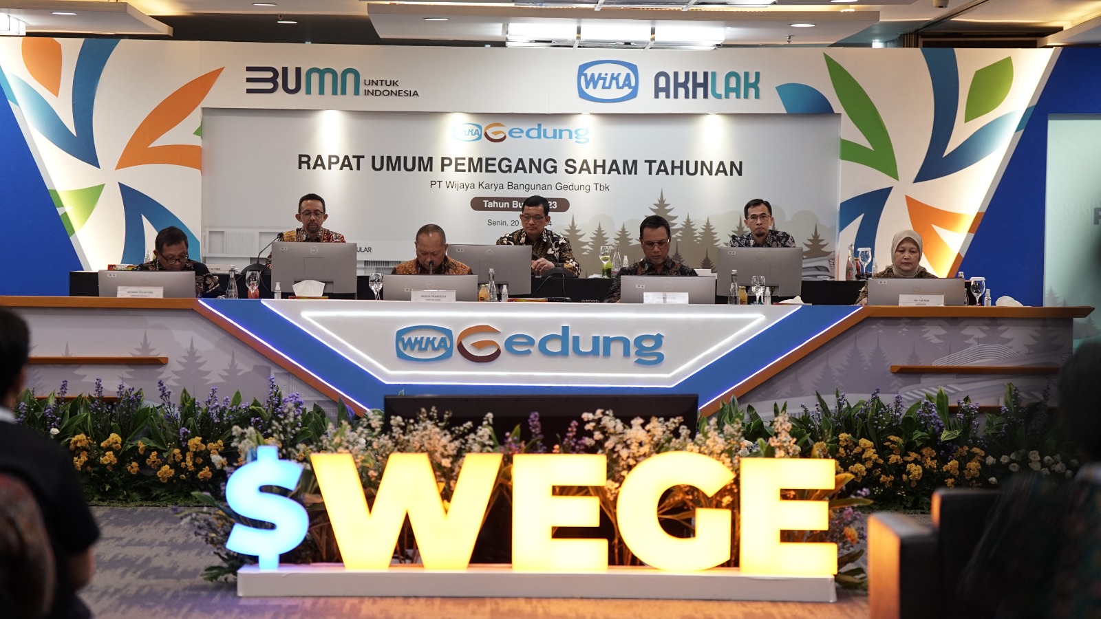 WEGE Tuntas Distribusikan Dividen Rp 9,38 Miliar kepada Investor