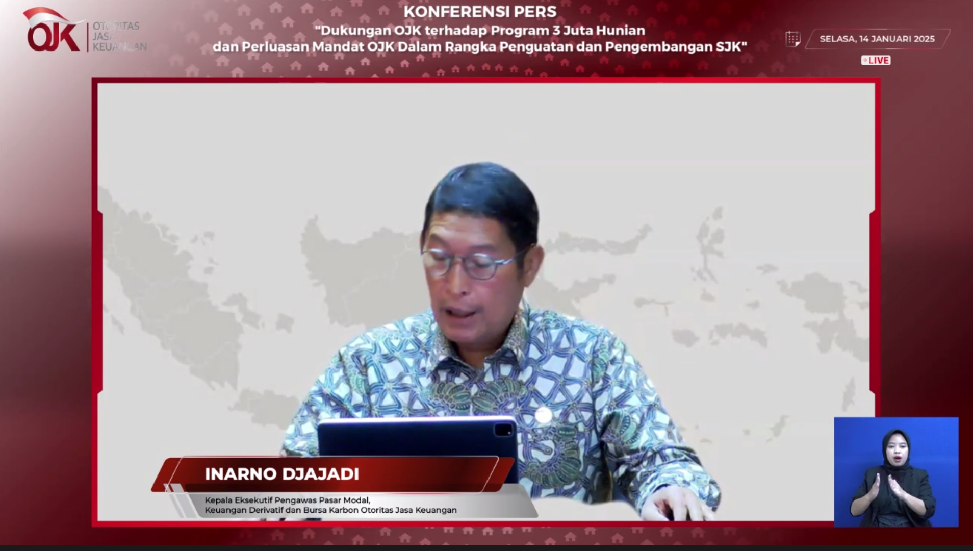 OJK Apresiasi Dukungan Pemerintah, Investor Diminta Bijak Investasi di Pasar Modal