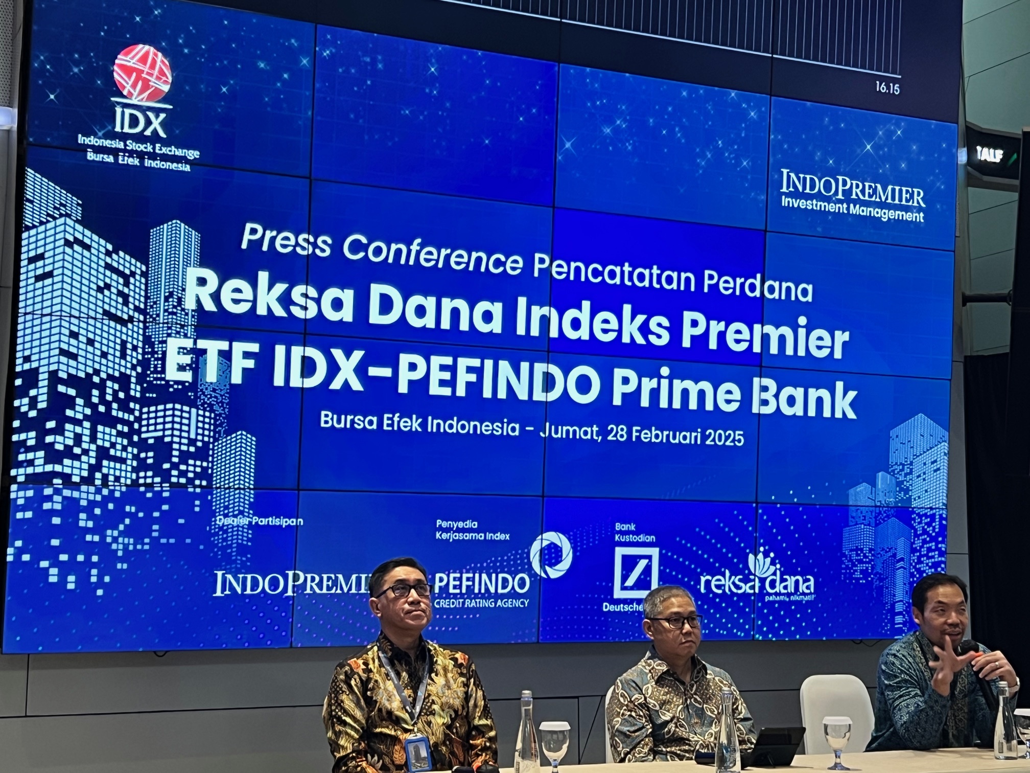 Anak Usaha Indo Premier Sekuritas Luncurkan Reksa Dana Indeks Premier ETF IDX-PEFINDO Prime Bank (XIPB)