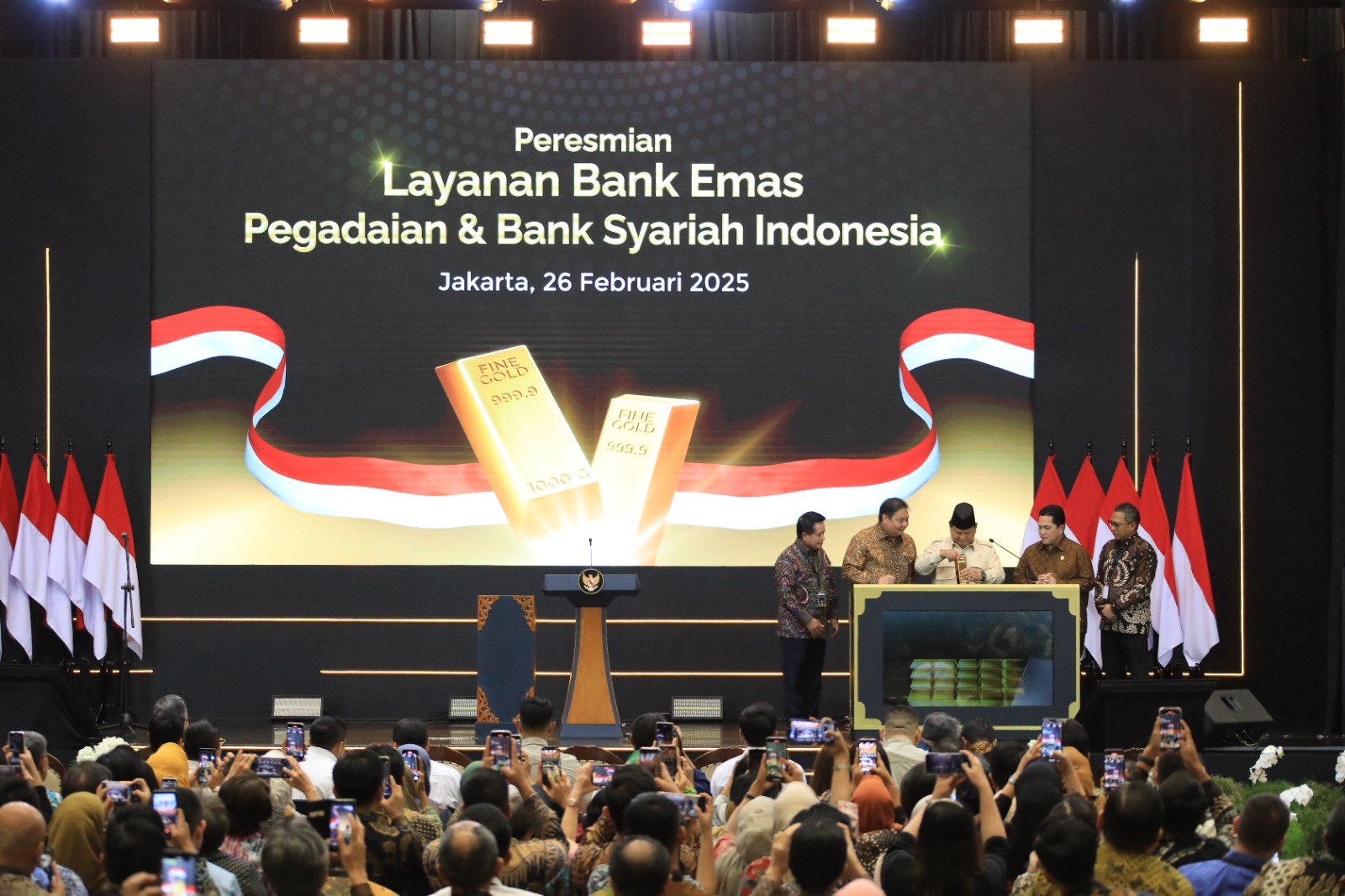 Prabowo Resmikan Bank Emas Pegadaian, BRI Group Optimistis Dorong Ekonomi Nasional