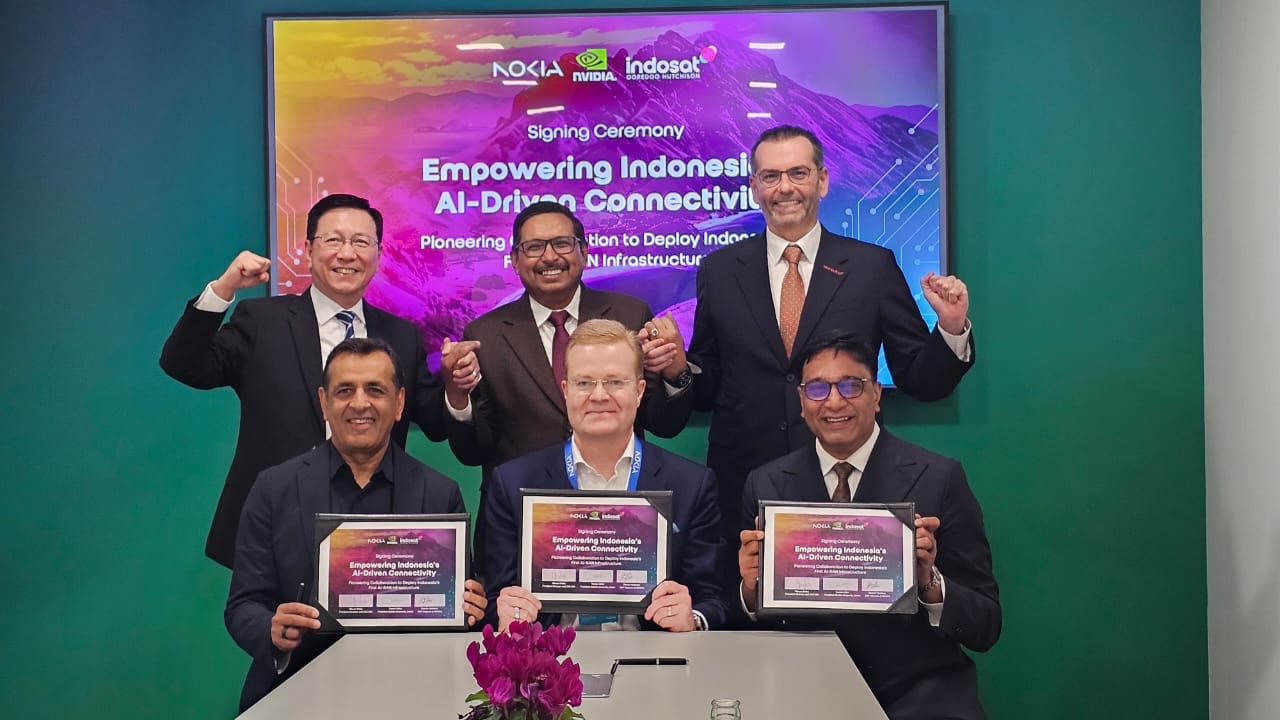 Indosat Gandeng Nokia & NVIDIA! Operator Pertama di Asia Tenggara Pakai AI-RAN