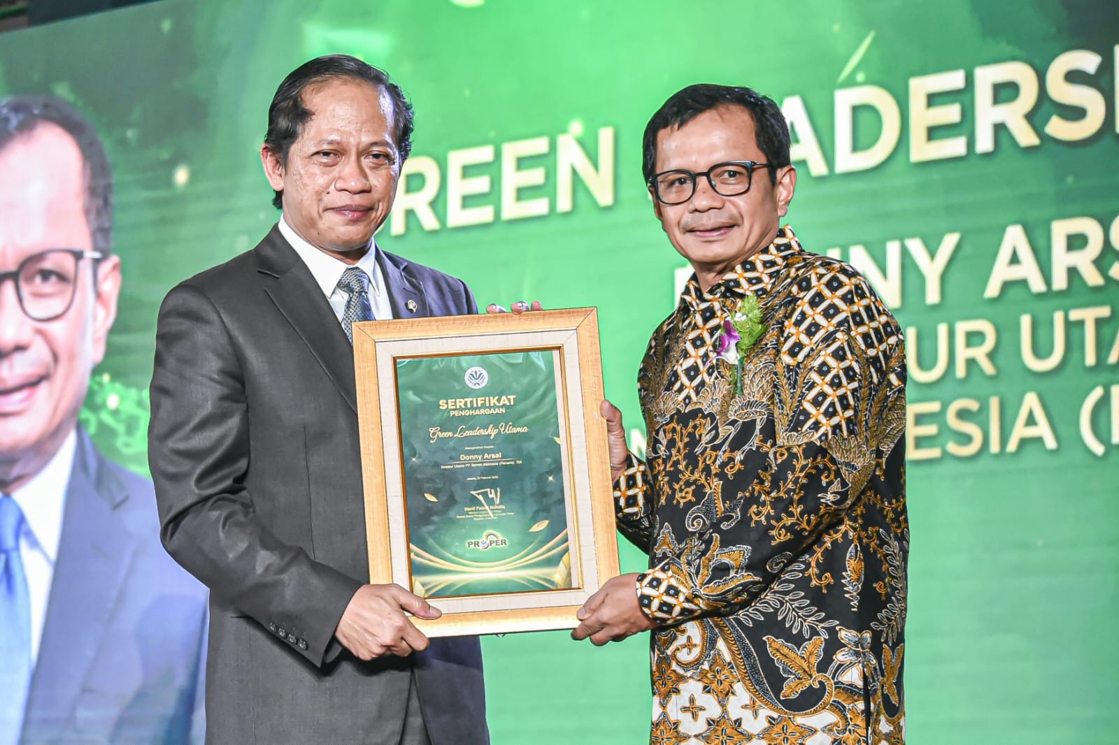 SIG Sapu Bersih Penghargaan! Borong Green Leadership, PROPER Emas, dan PROPER Hijau