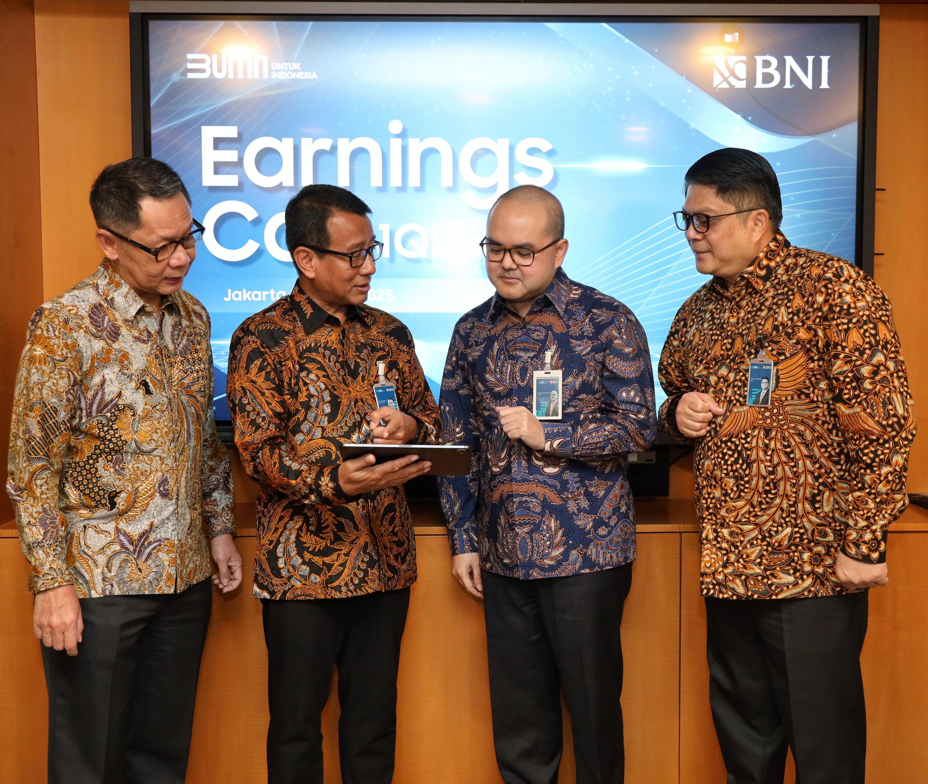 BNI Catat Laba Bersih Rp5,4 Triliun, Kredit dan Tabungan Naik 10% di Kuartal I-2025