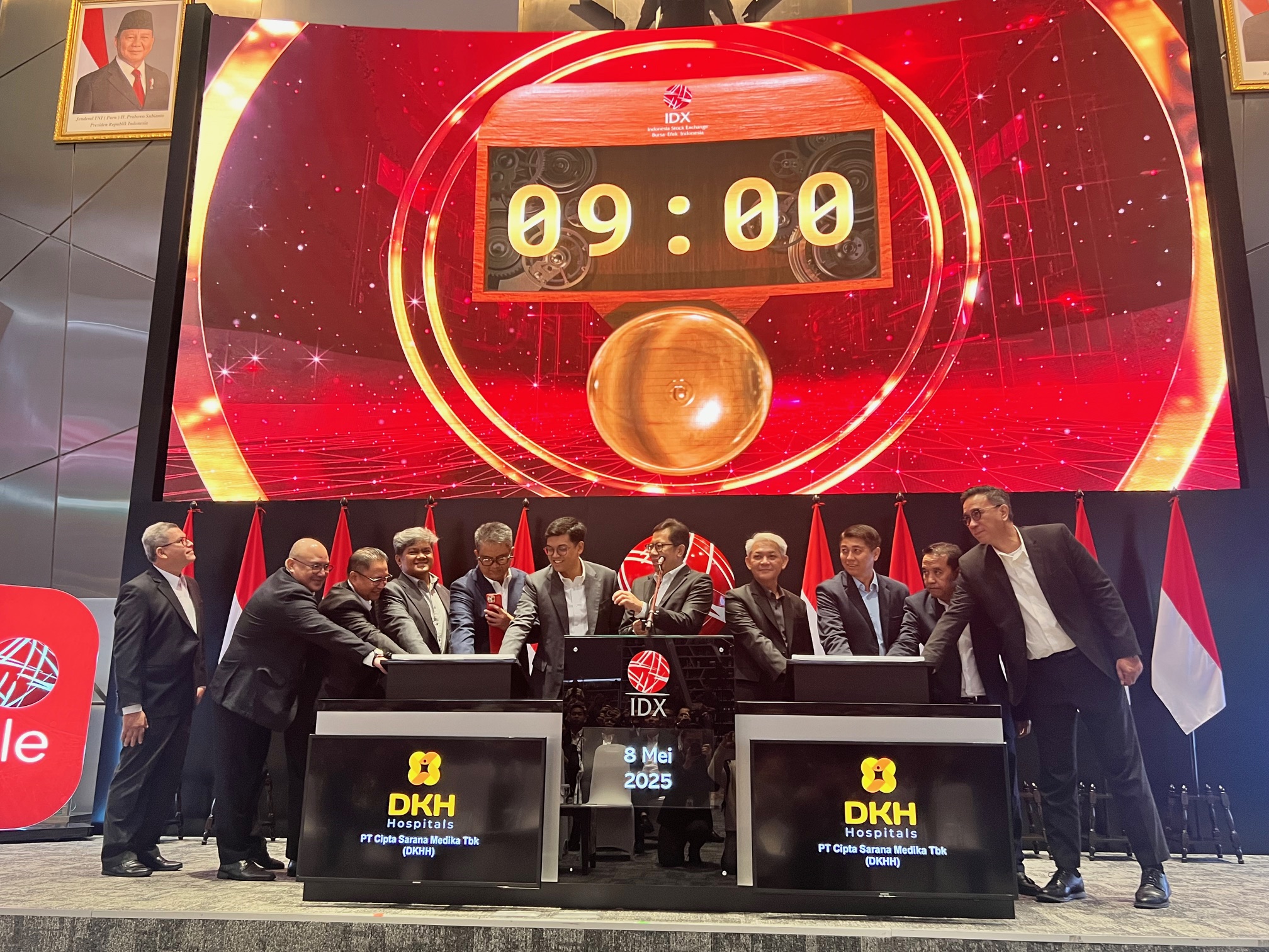 Listing di BEI, Harga Saham DKHH Naik 34,85%, Berkomitmen Perkuat Infrastruktur Layanan Kesehatan