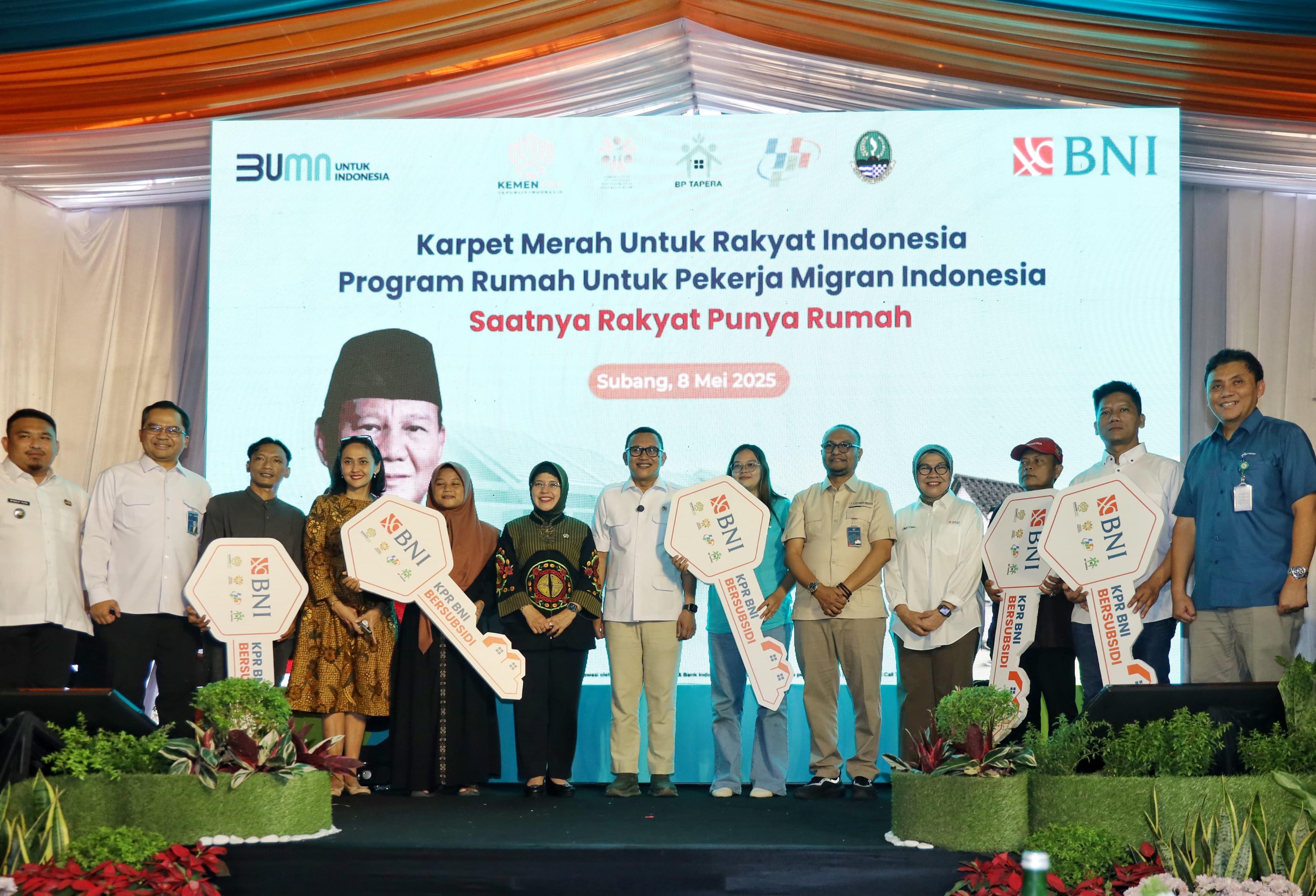 BNI dan Pemerintah Kolaborasi Hadirkan KPR Terjangkau untuk PMI