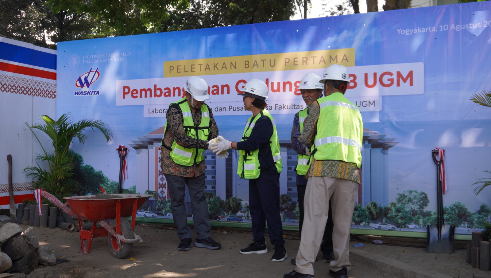 Waskita Karya Lakukan Groundbreaking Proyek Gedung UGM, Segini Nilainya
