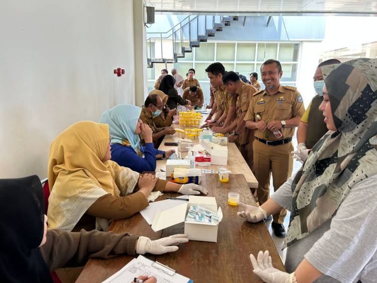Pemda Bulukumba Kembali Melakukan Tes Urin, Kasat Narkoba AKP Akhmad Risal Tegas Tidak Ada Yang Lepas