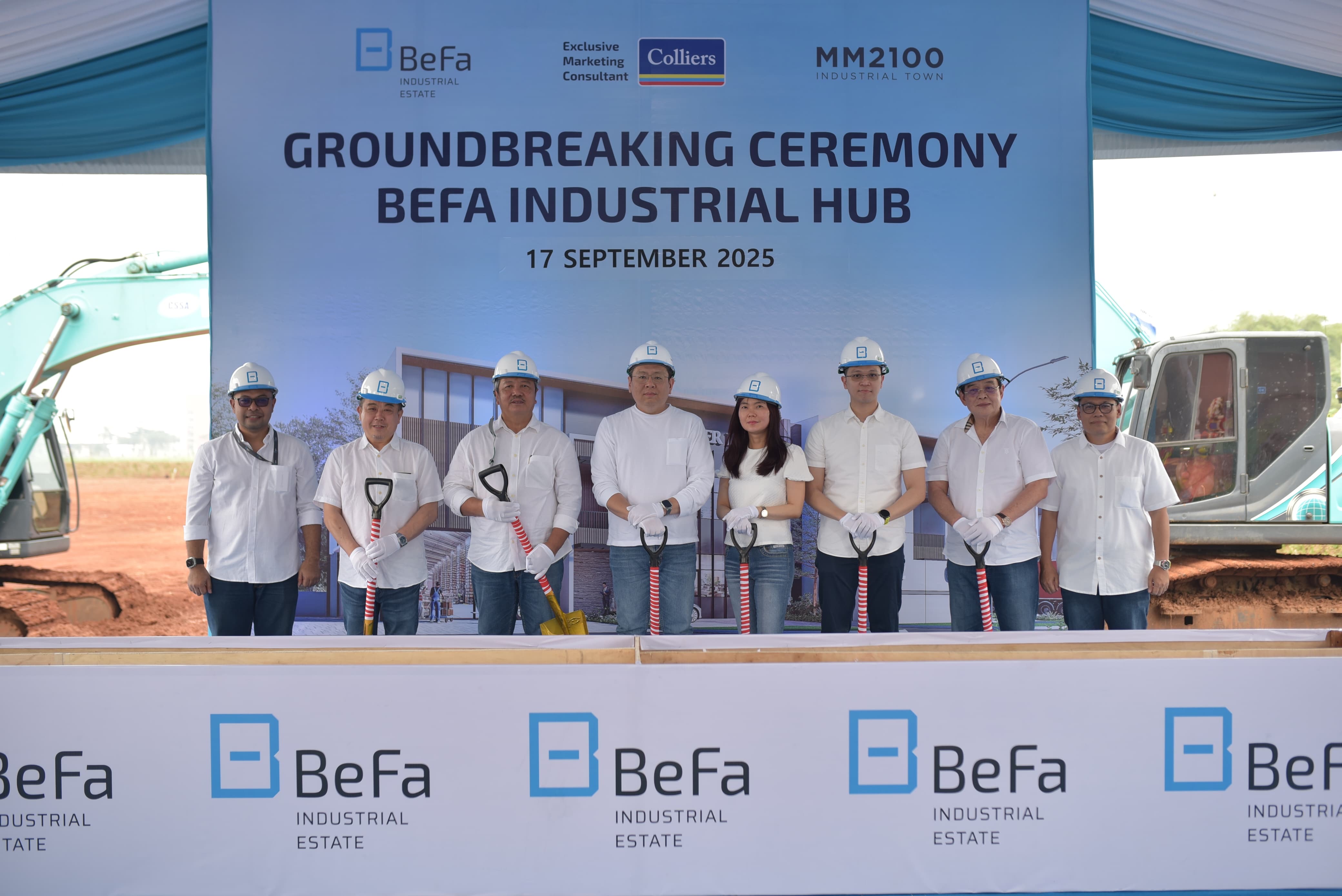 BEFA Industrial Hub Resmi Dibangun, BEST Hadirkan Bangunan Industri Siap Pakai di Cibitung