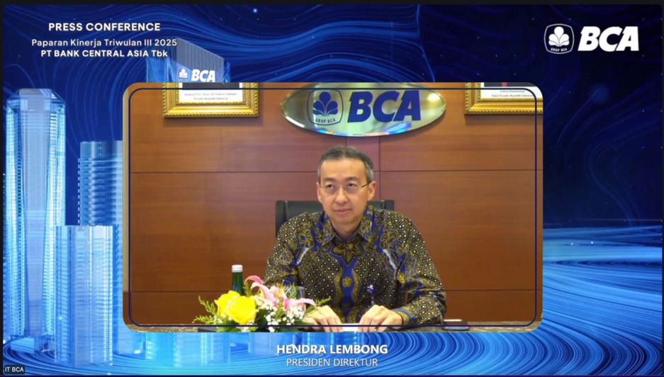 BCA Bukukan Laba Rp43,4 Triliun, Tumbuh 5,7% per September 2025