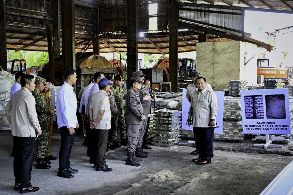 Penyerahan Aset Barang Rampasan Negara Bernilai Triliunan dari Tambang Ilegal Disaksikan Presiden Prabowo