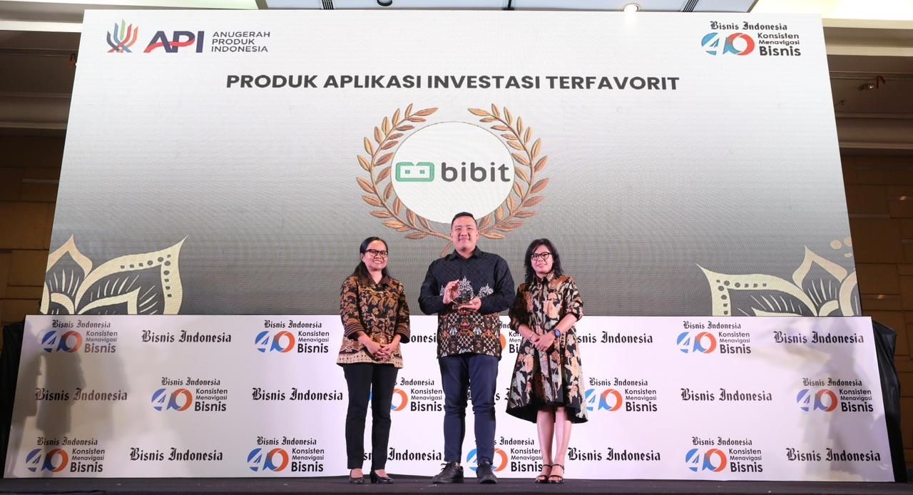 Bibit.id Raih Gelar Aplikasi Investasi Terfavorit, Kalahkan Banyak Pesaing