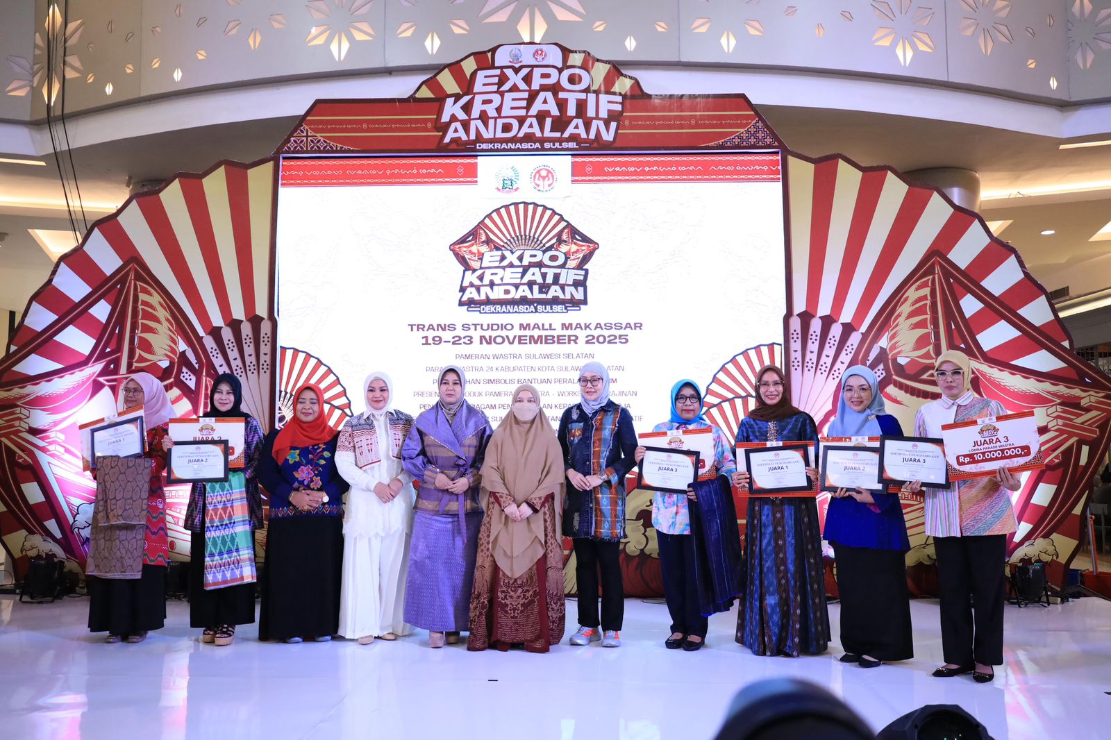 Bulukumba Raih Juara III di Expo Kreatif Dekranasda Sulawesi Selatan 2025: Tiga Penghargaan Bergengsi