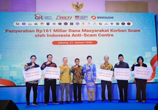 IASC Kembalikan Rp161 Miliar Dana Korban Penipuan Digital