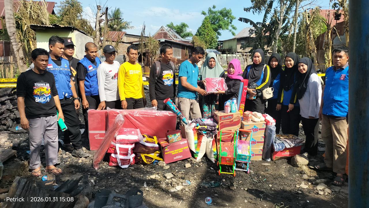 Rumah Warga Bulukumba Ludes Terbakar, Dinsos Bergerak Kurang dari 24 Jam