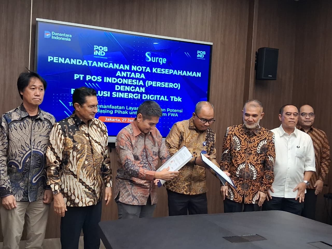 Solusi Sinergi Digital (WIFI)  dan Pos Indonesia Berkolaborasi Dorong Penguatan Ekosistem Digital