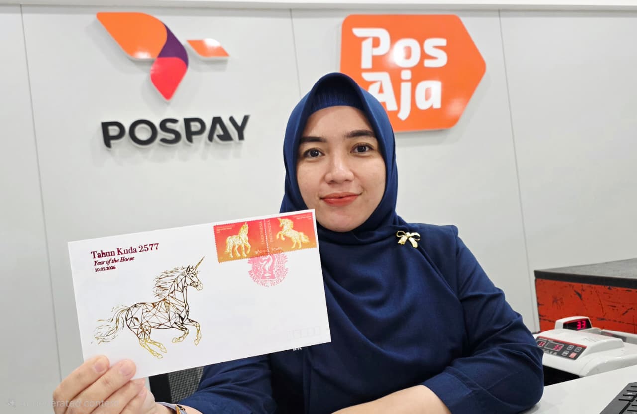 Sambut Tahun Kuda, Pos Indonesia Rilis Prangko Imlek Edisi Khusus Mulai Rp10 Ribu