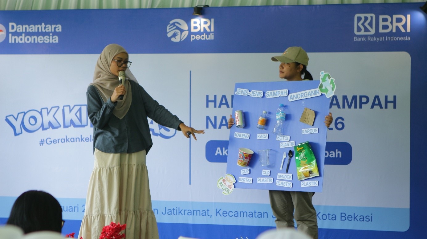 HPSN 2026: Lewat Program 'Yok Kita Gas', BRI Sukses Kelola 1,29 Miliar Kg Sampah
