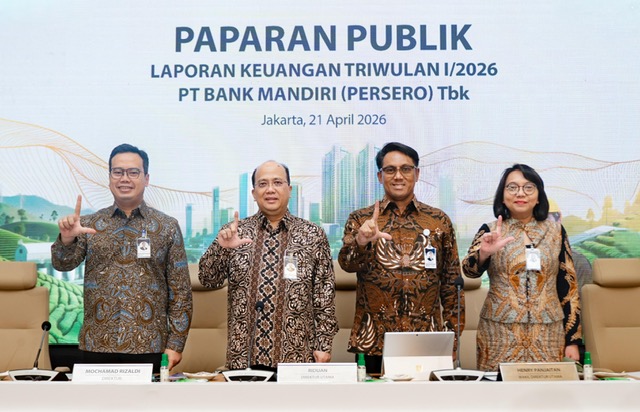 Tembus Rp1.530 Triliun, Kredit BMRI Melambung 17,4% di Q1 2026