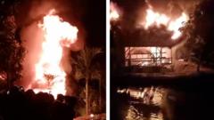 Padepokan Saung Taraju Jumantara dibakar, rumah doa Kristen disegel – 'Pak Prabowo tolong lindungi kami'