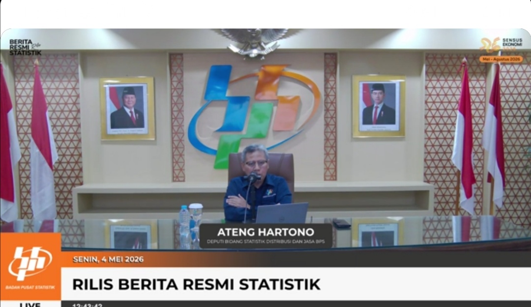 Inflasi year-on-year pada April 2026 Tercatat 2,42%, Tertinggi di Provinsi Papua Barat