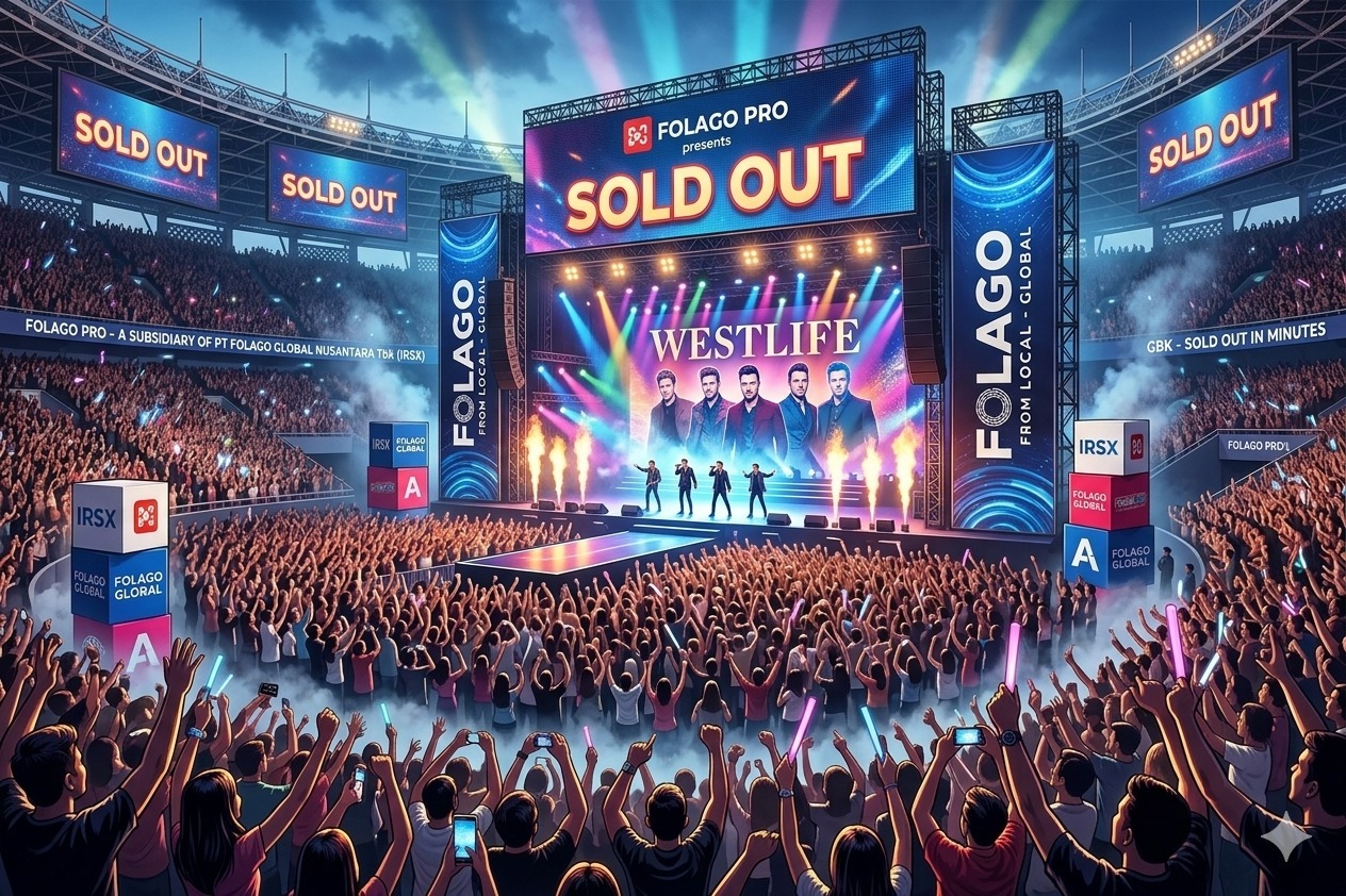 Konser Westlife di GBK Sold Out, Anak Usaha IRSX Cetak Sejarah Baru di Industri Hiburan